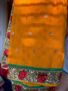 Elegant Yellow Saree