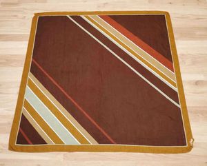 Stylish Striped Brown Hijab Scarf