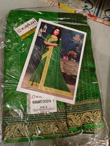 Kavaan Green Exclusive Fancy Saree