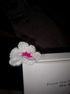Handmade Crochet Flower Bookmark