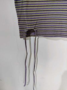 ZUDIO Striped Knit Top