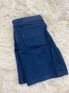 Classic Blue Denim Shorts