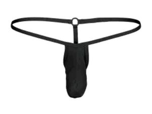 Unused Imported Men's Black Gstring