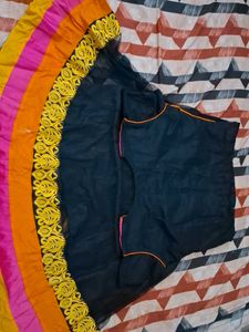 Colorful Embroidered Ethnic Gown