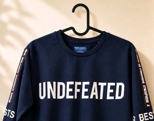 navy blue Men's sweatshirt (full hands)