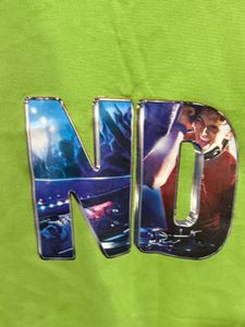 Green Graphic Print Tee