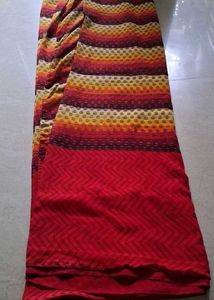 Geometric Print Saree