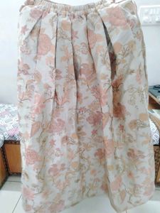Elegant Floral Skirt &amp; Top Set
