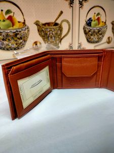 Leather Brown Men Wallet Purse