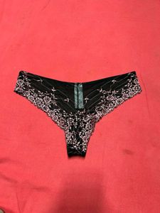 Black Lace Thong