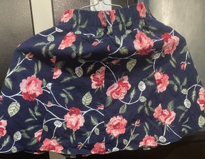 Chic Floral Print Skirt