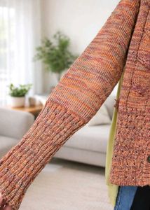 Cozy Knit Button-Up Jacket