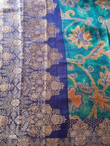 Silk Meenakari Border