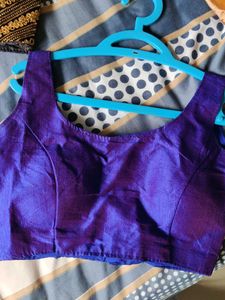 Vibrant Purple Silk Blouse