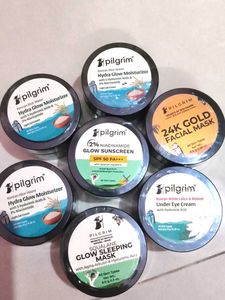 Pilgrim Skincare Lot - Moisturizers & Masks