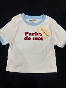 BERABOND White "Parlez de moi" T-Shirt