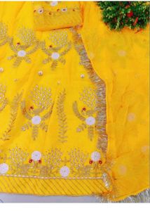 rajputi poshak lagena choli with dupatta