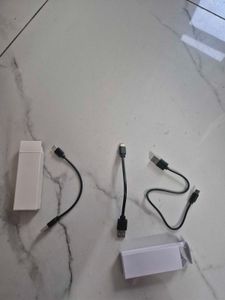 3 Type A to C cables with Accessories