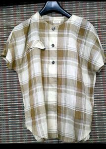 Trendy Plaid Button-Up Shirt