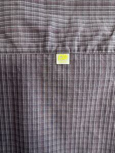 Men's Blue Checkered Long Sleeve Shirt
