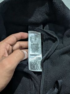 Men's Black Fleece Jacket