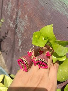 Beautiful Dangle Earrings 🩷🎋