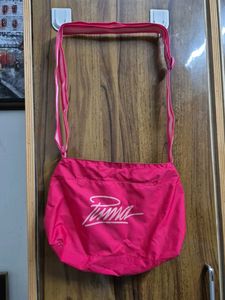 Pink Puma Crossbody Bag