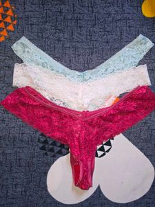 Lace Thong combo - Set of 3