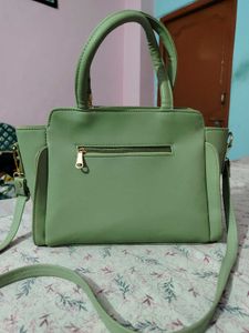 Stylish Pastel Green Handbag