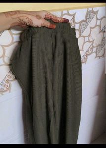 (New) olive Plazo pant