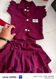Stunning Red Baby Girl Dress with Matching Cap&amp; pu