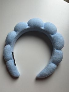 Cute Blue Puffy Headband