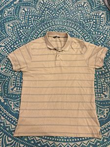 Men's Classic Striped Polo Shirt