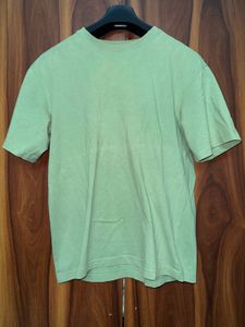 Combo of Two H&M Light Green & Pink Crew Neck T-Sh