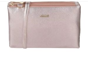 Mochi Rose Gold Clutch/Crossbody Bag