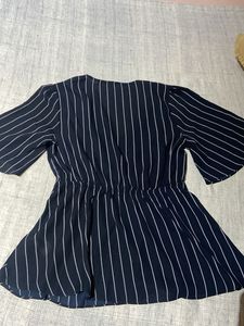 Navy blue top