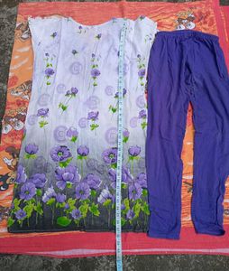 Lavender 🪻 Kurti &amp; Leggings Set