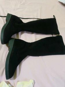 Black Knee-High Boots