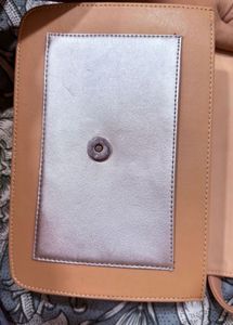 Stylish Two-Tone Crossbody HandBag