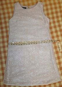 Crackle Mesh Overlay Mini Dres