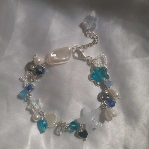 beachcore Charm Bracelet: Pearl &amp; Star