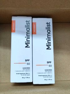 Minimalist SPF 60 Sunscreen - 2 Pack