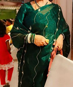 Premium jimmy choo hand work saree