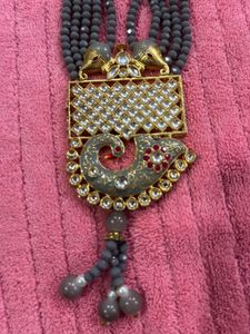 Elegant Beaded Necklace &amp; Earring Set