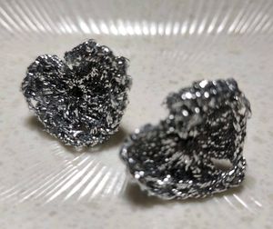 Sparkly Heart Hoop Earrings