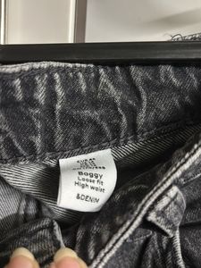 High waist Grey baggy H&amp;M jeans