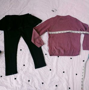 Cute 🥰 Top And Fleece Pant