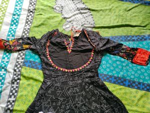 Anouk Black Kurta Set