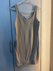 A Bodycon beige tank Dress