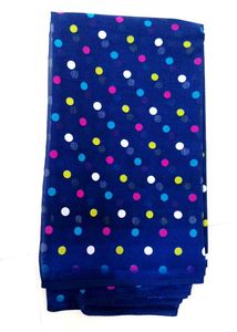 chiffon saree blue